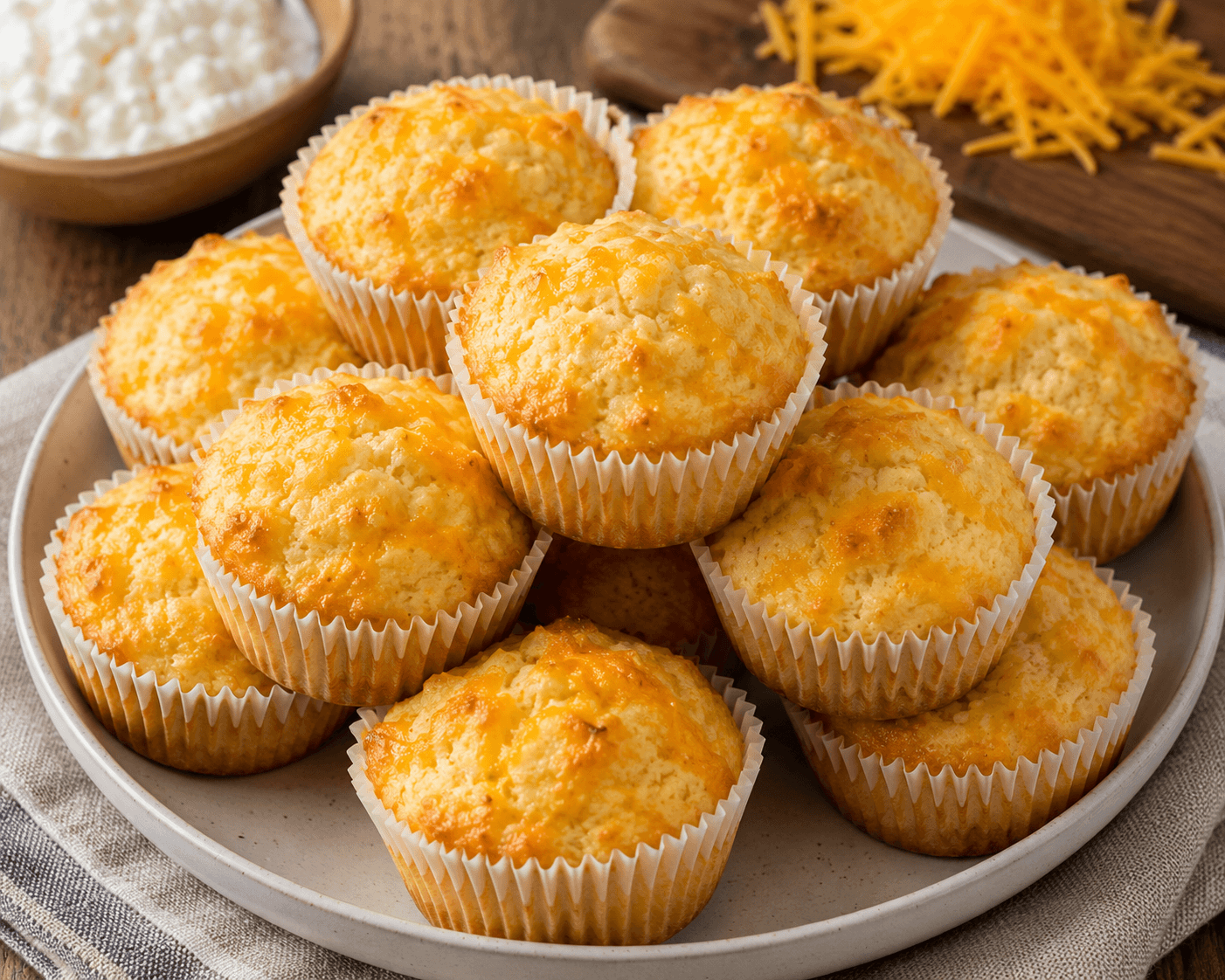 Corn and Cheese Muffins