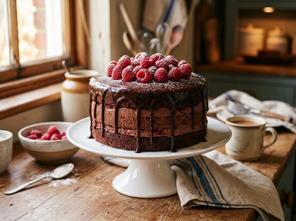 chocolate raspberry cake