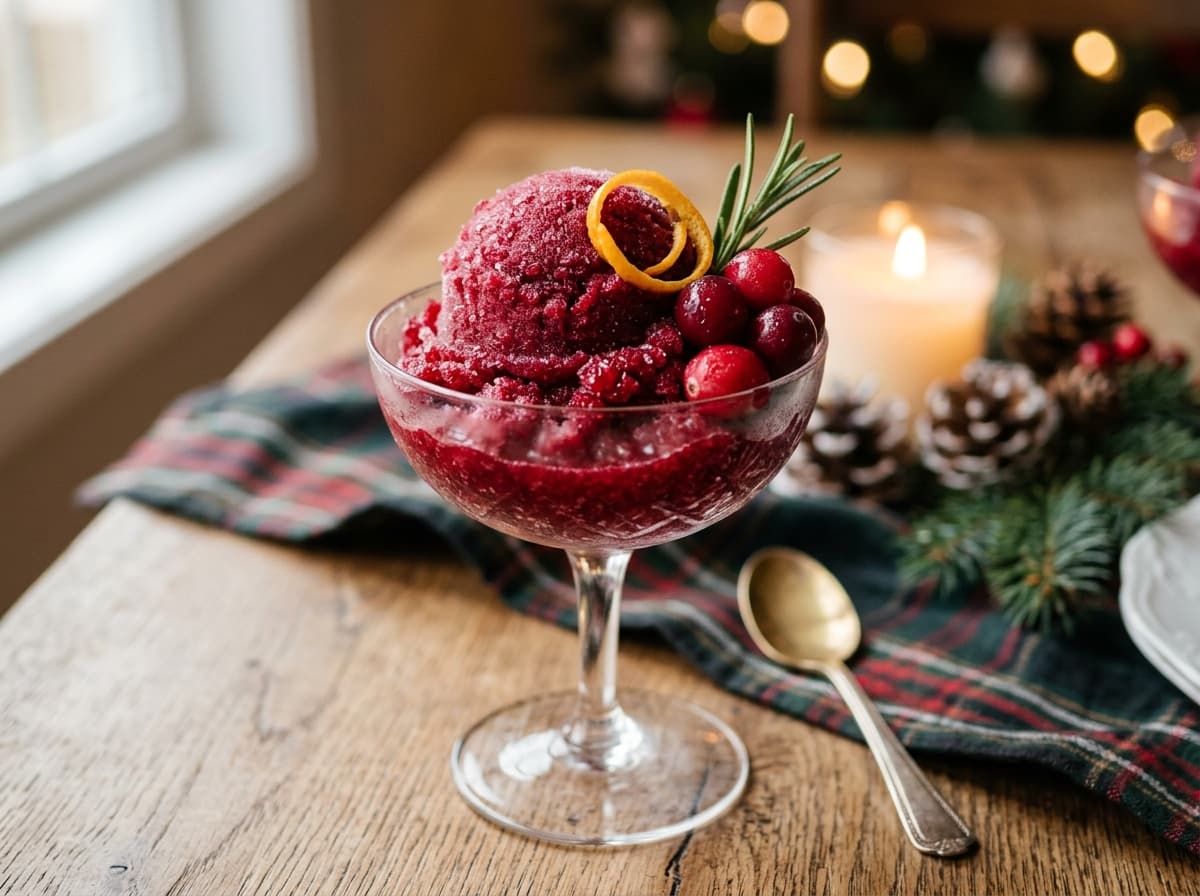 Cranberry Sorbet