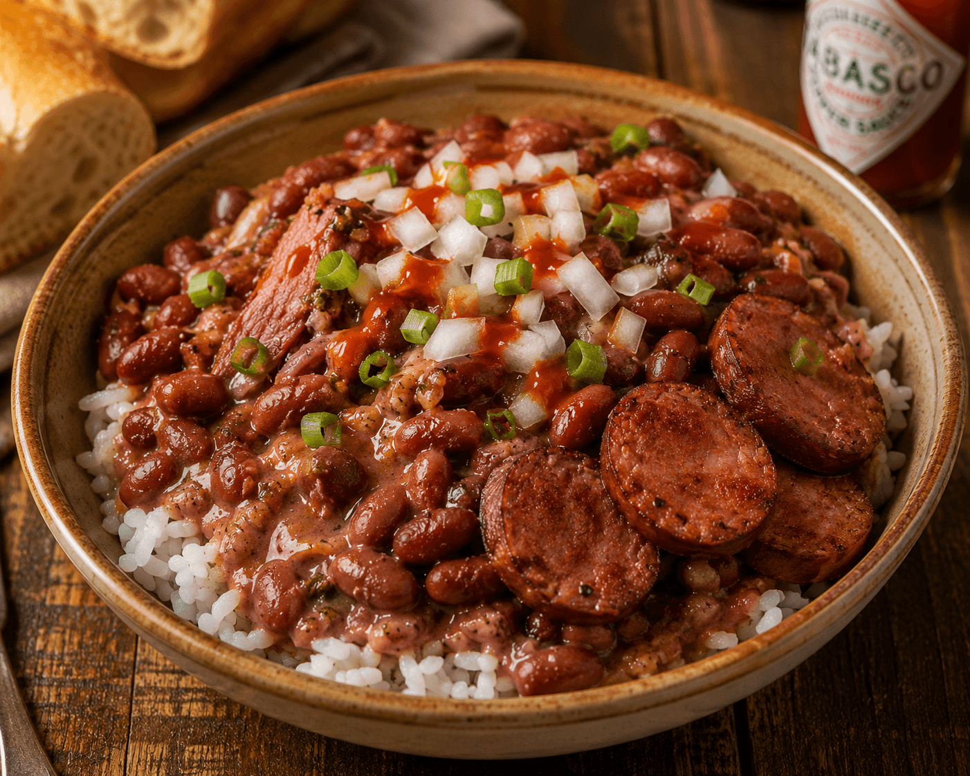 Red Beans and Rice- Pink Adobe