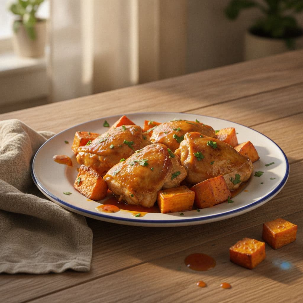 jamaican chicken with sweet potatoes