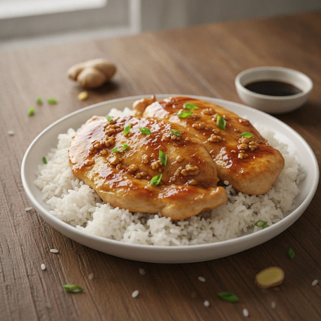 japanese chicken over rice