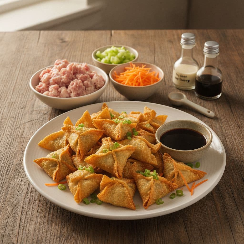 Oriental Chicken Wontons
