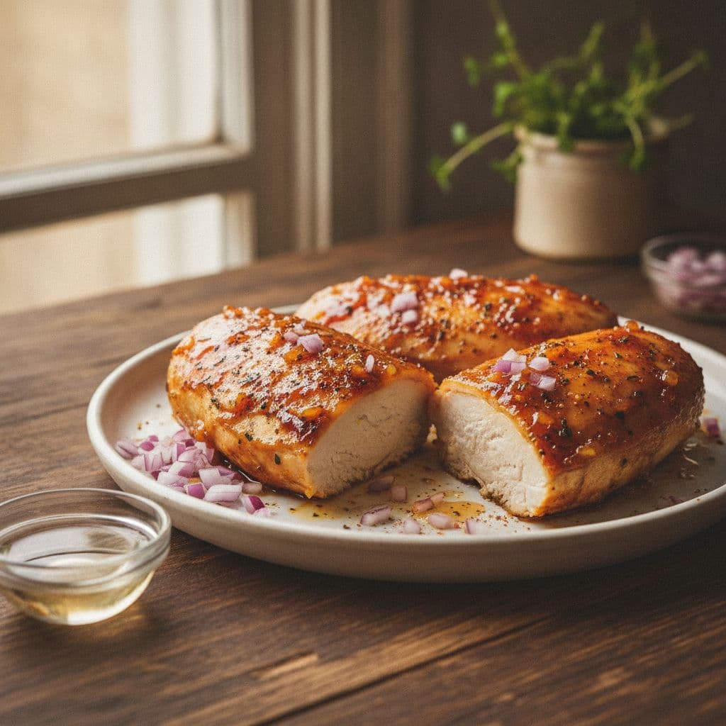 Pepper Jelly Ginger-Glazed Chicken