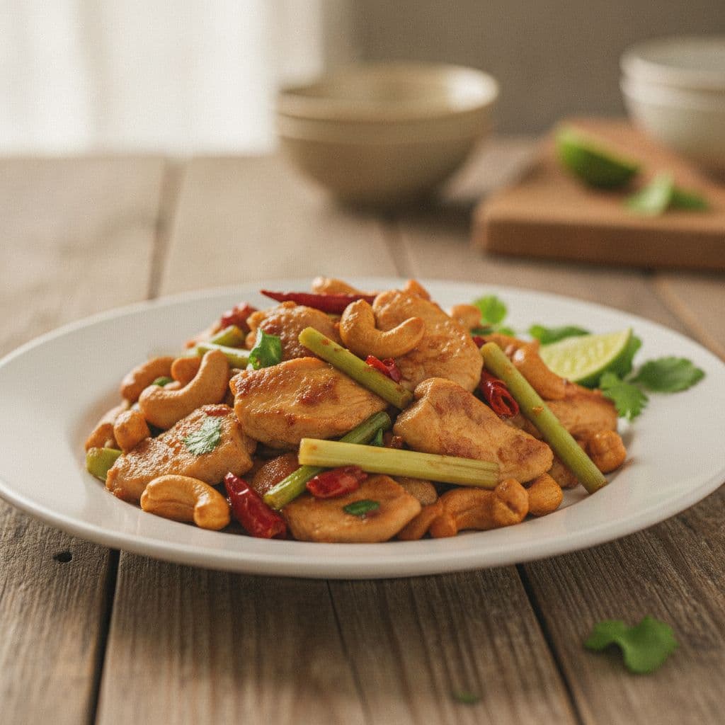 Chicken with Lemon Grass and Cashews