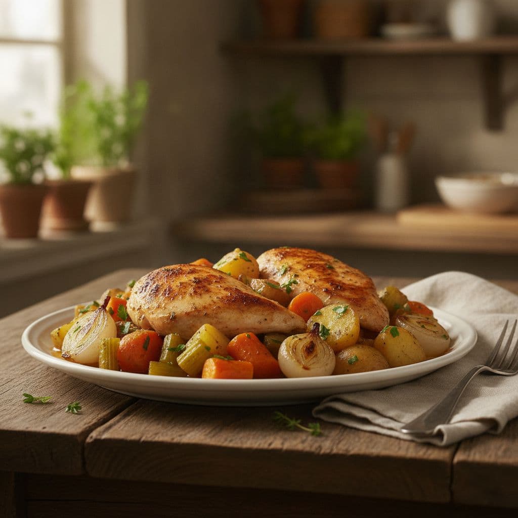 Chicken and Vegetable Casserole
