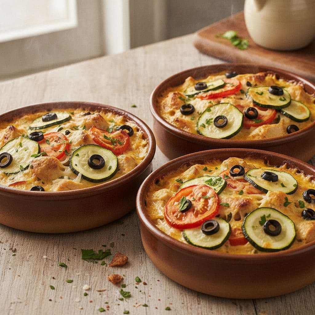 Chicken and Vegetable Casseroles