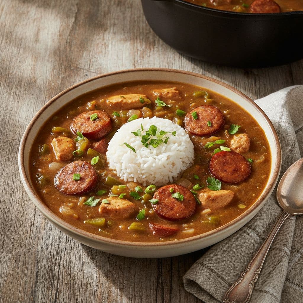 Chicken & Andouille Sausage Gumbo