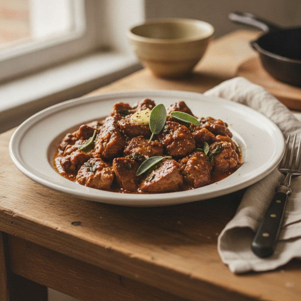 Chicken Liver Marsala