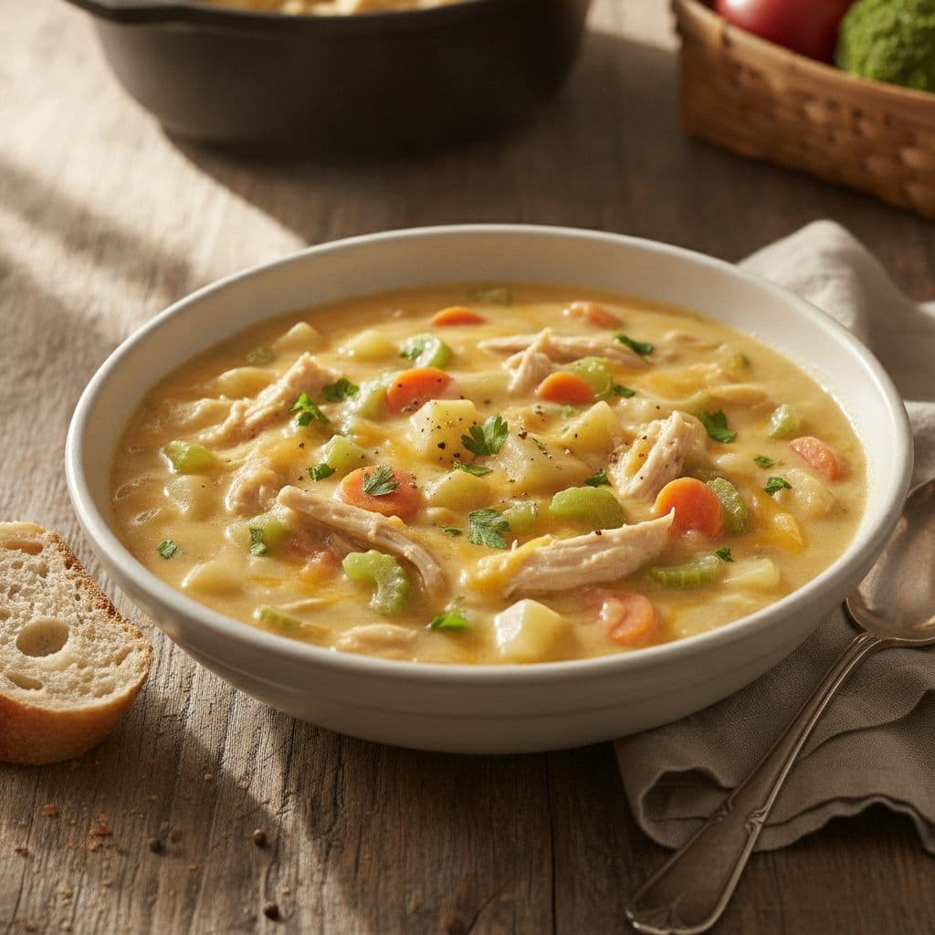 Cheesy Chicken Chowder