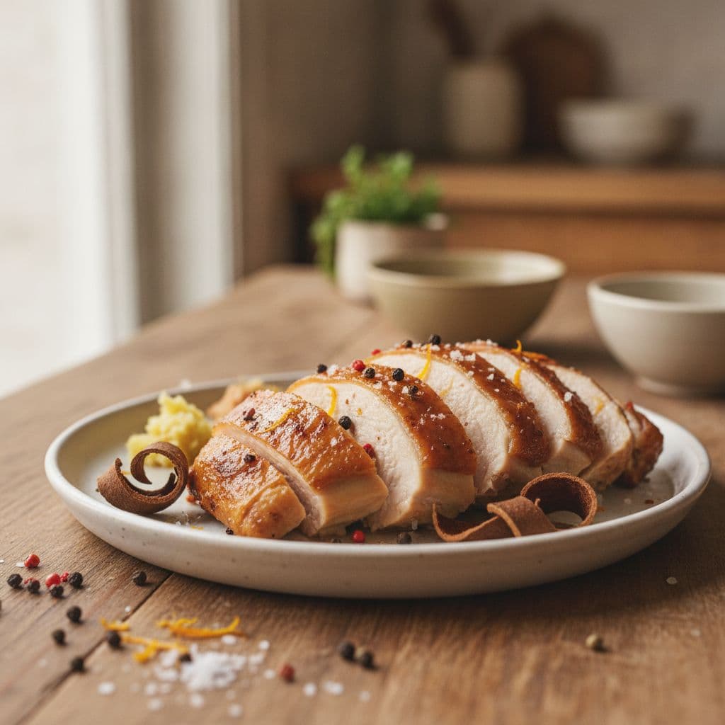 Tea and Cassia Bark Smoked Chicken
