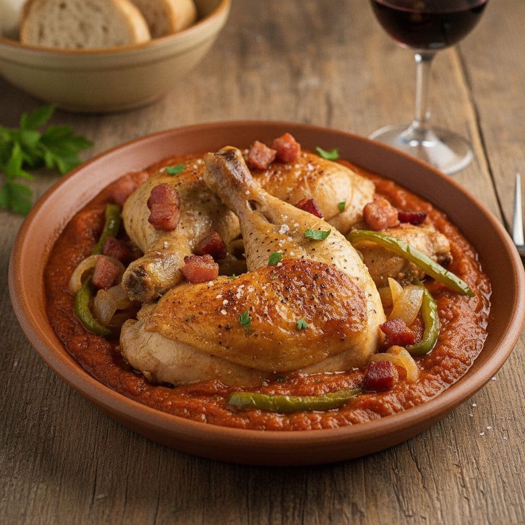 Pollo Euscaro (Basque Chicken)