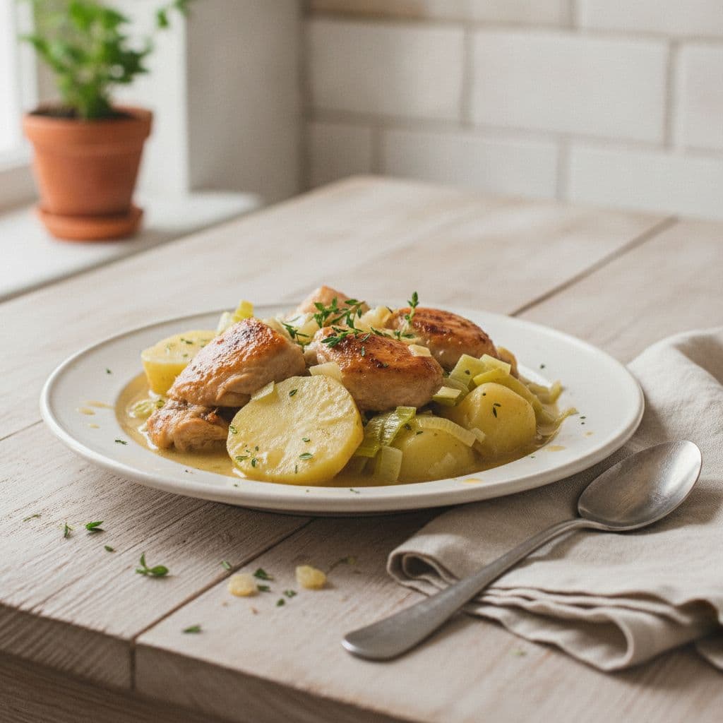 Potato Leek Chicken