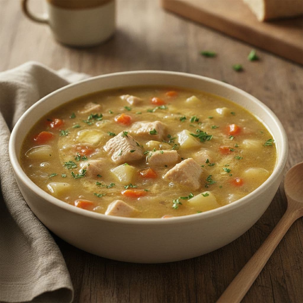 Parslied Chicken Chowder