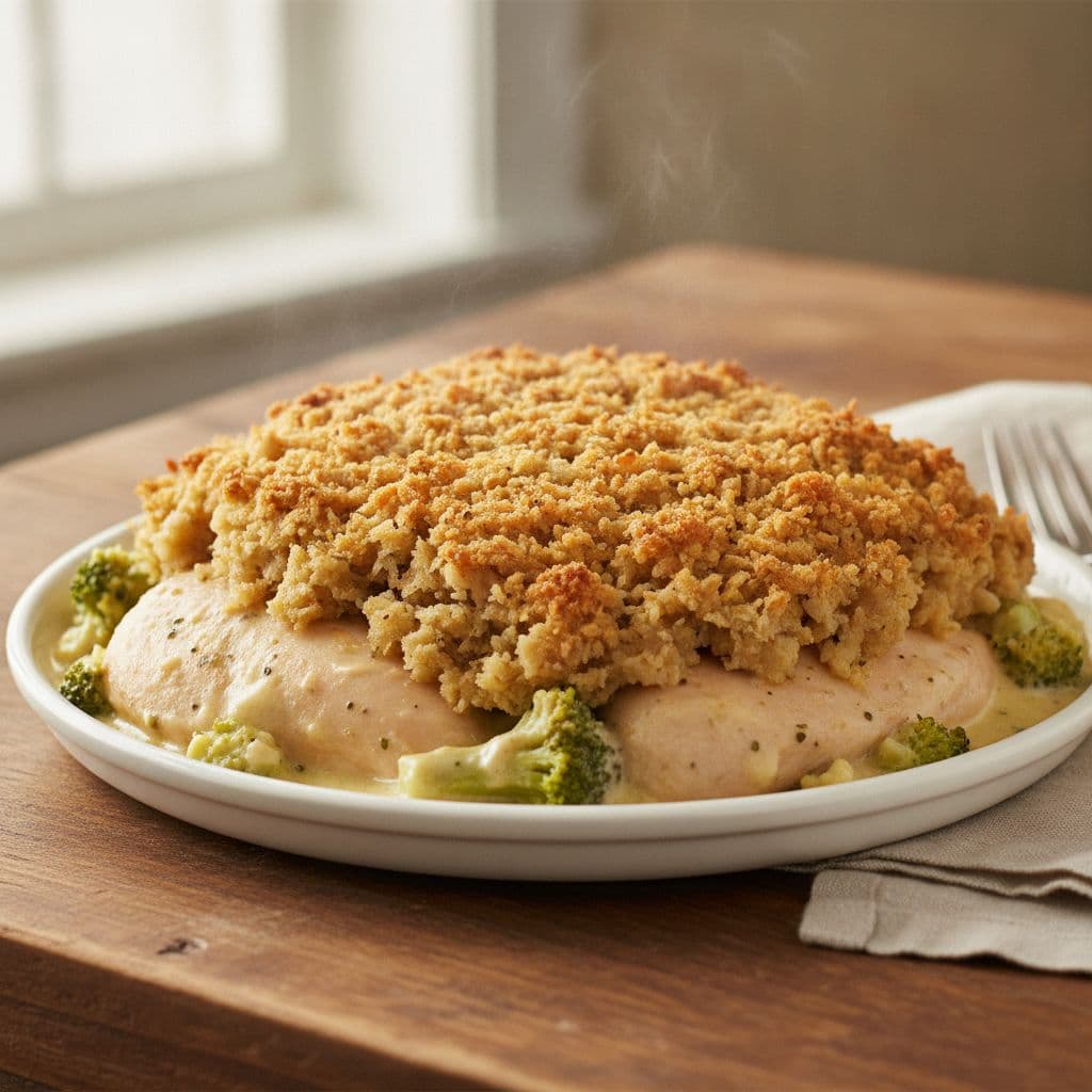chicken stuffing casserole