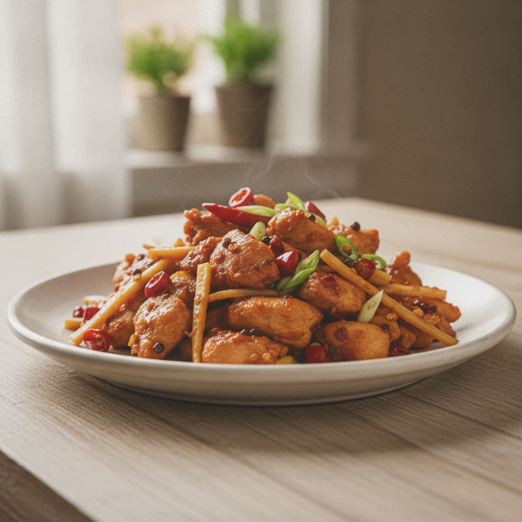 spicy szechwan chicken