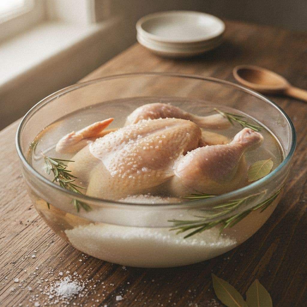 brining a chicken