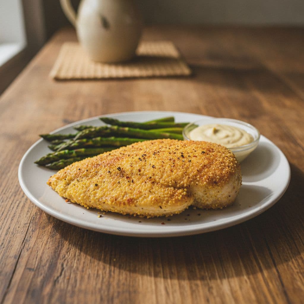 Cornmeal Crusted Chicken