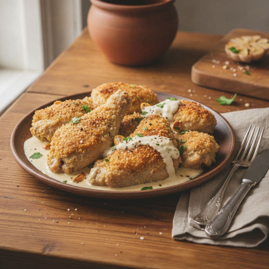 chicken baked in sour cream