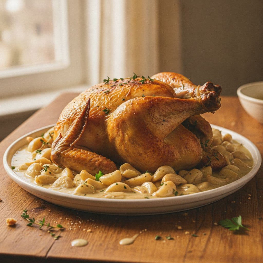 Forty Cloves of Garlic Chicken