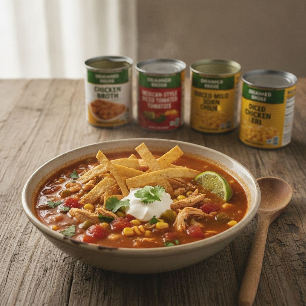chile chicken tortilla soup
