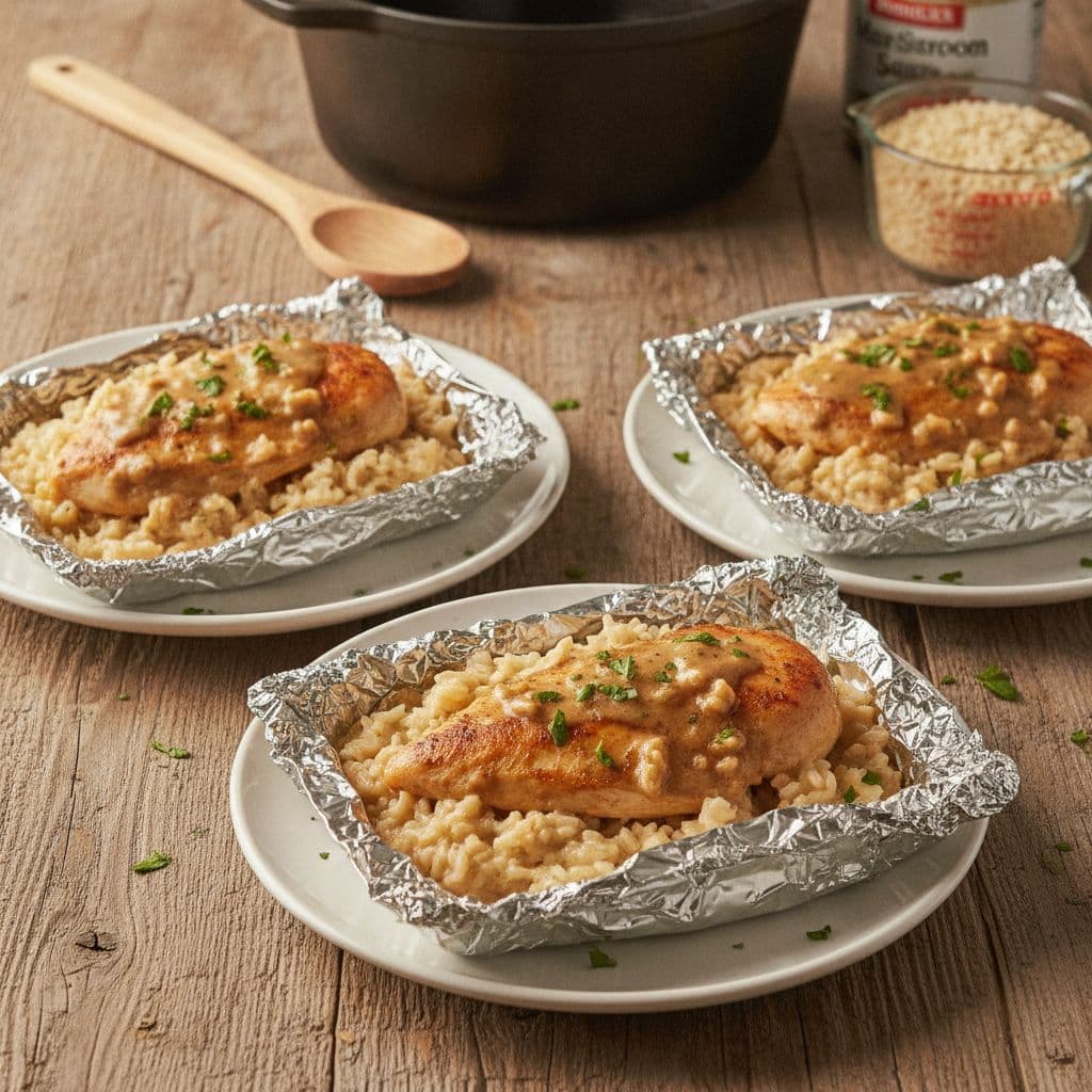 chicken 'n' rice packets