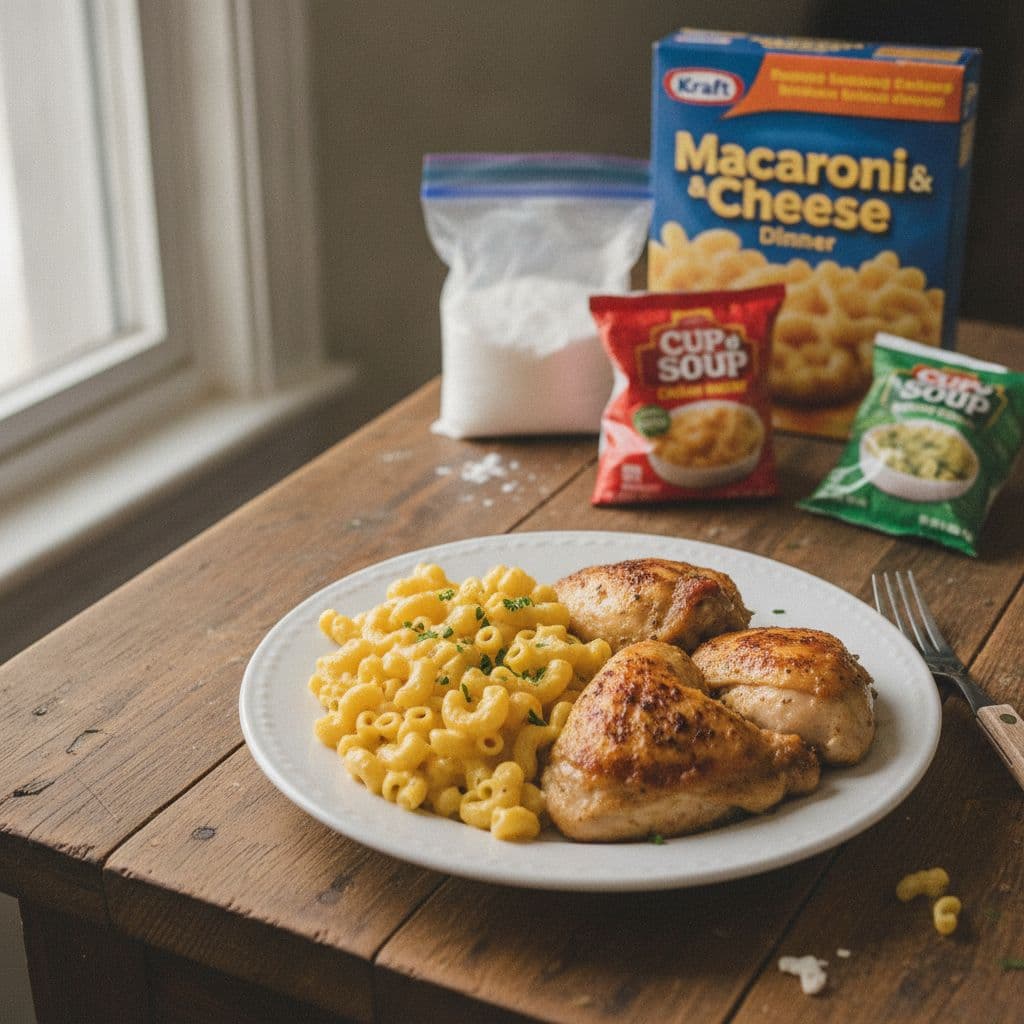 chicken and macaroni dinner
