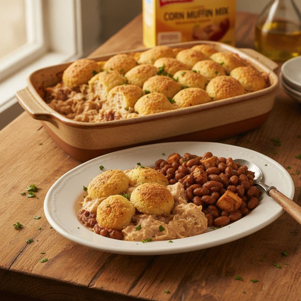 hush puppy chicken casserole