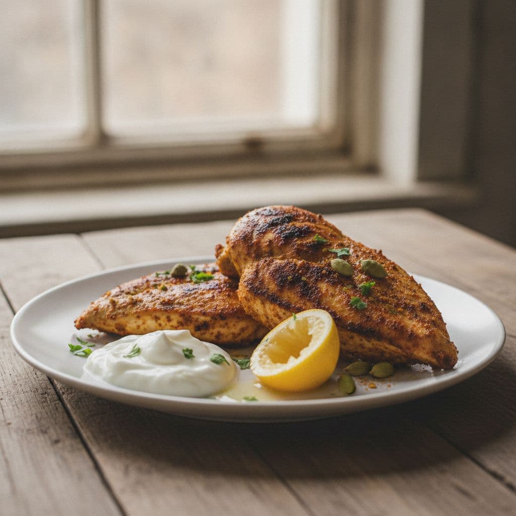 gregory's world bistro tandoori-style chicken